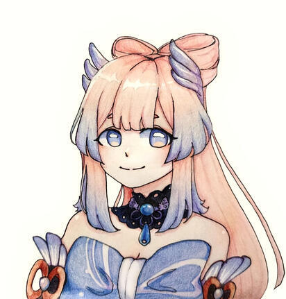 Kokomi traditional art